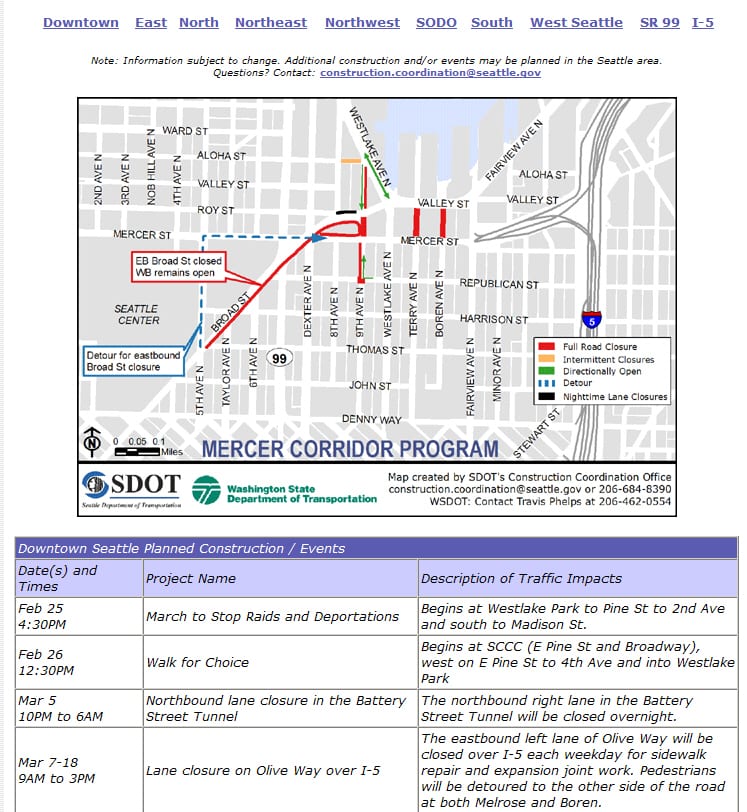 Know Before You Go Let SDOT Chart Your Course SDOT Blog