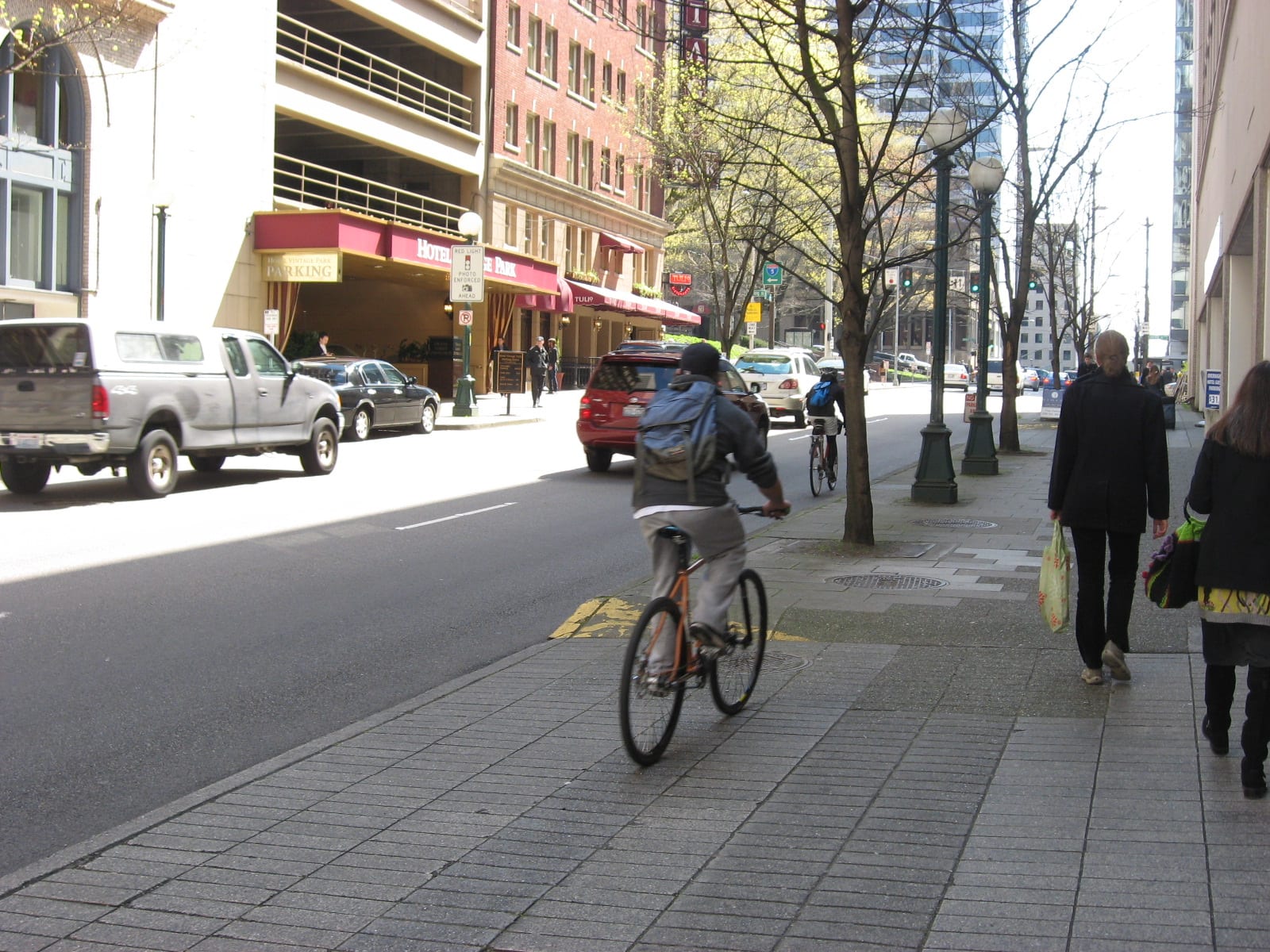 It's OK to ride a bike on the sidewalk, but... SDOT Blog