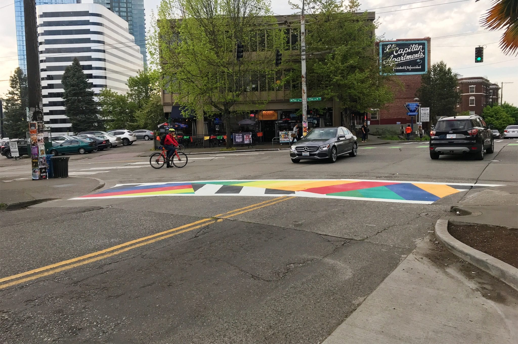 NEW! An Inspired Collaboration | Melrose Promenade Crosswalk - SDOT Blog