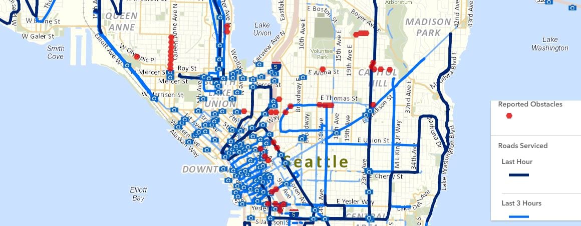 Seattle Snow Map More snow + ice on the way – storm response reminders - SDOT Blog