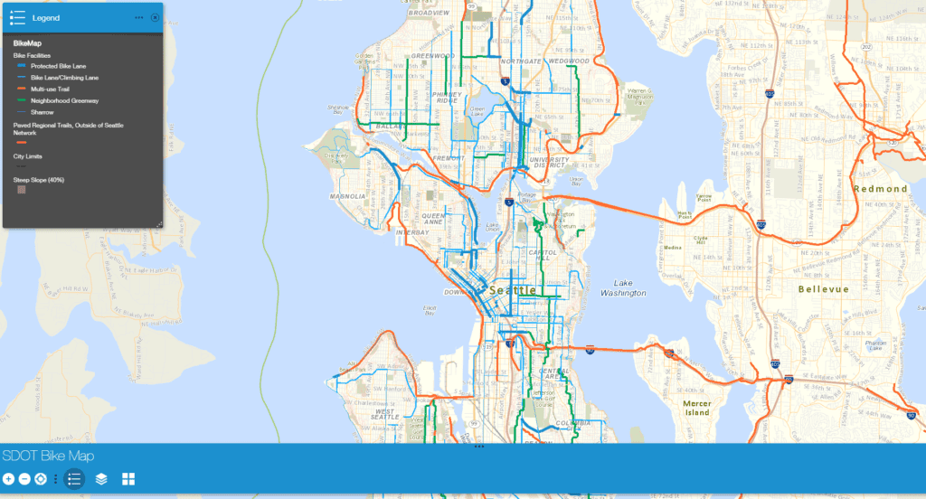 sdot bike map