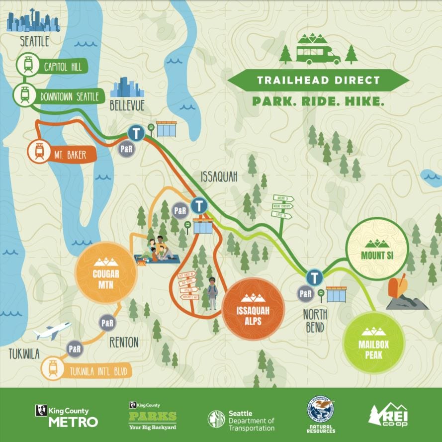 Trailhead Direct's transit to trails is back! SDOT Blog