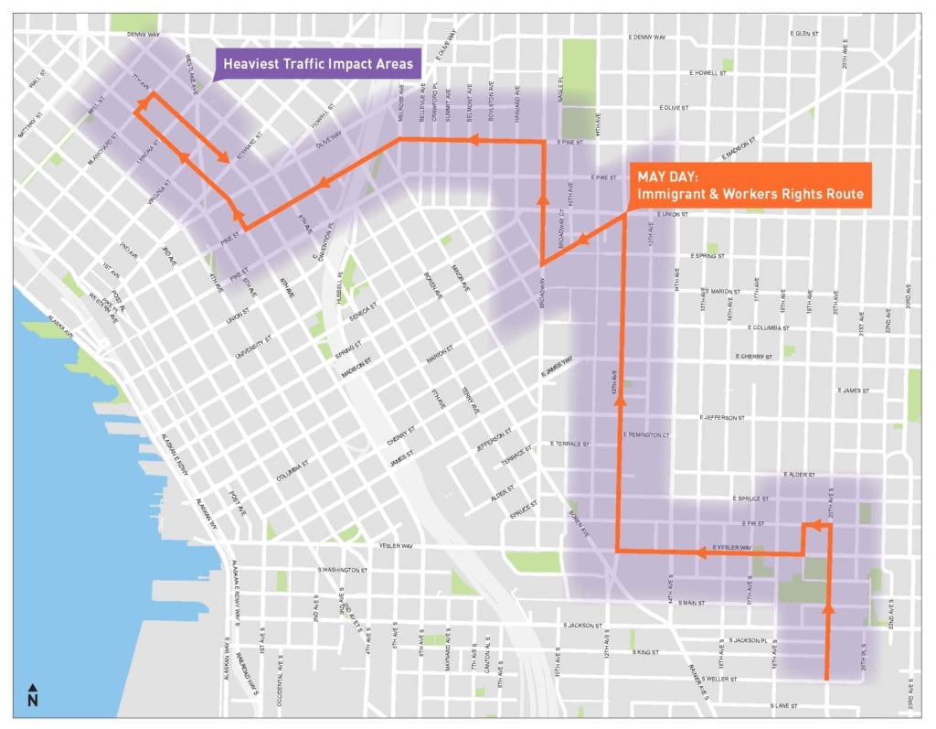 Wednesday, May 1: Prepare for May Day Travel Impacts - SDOT Blog