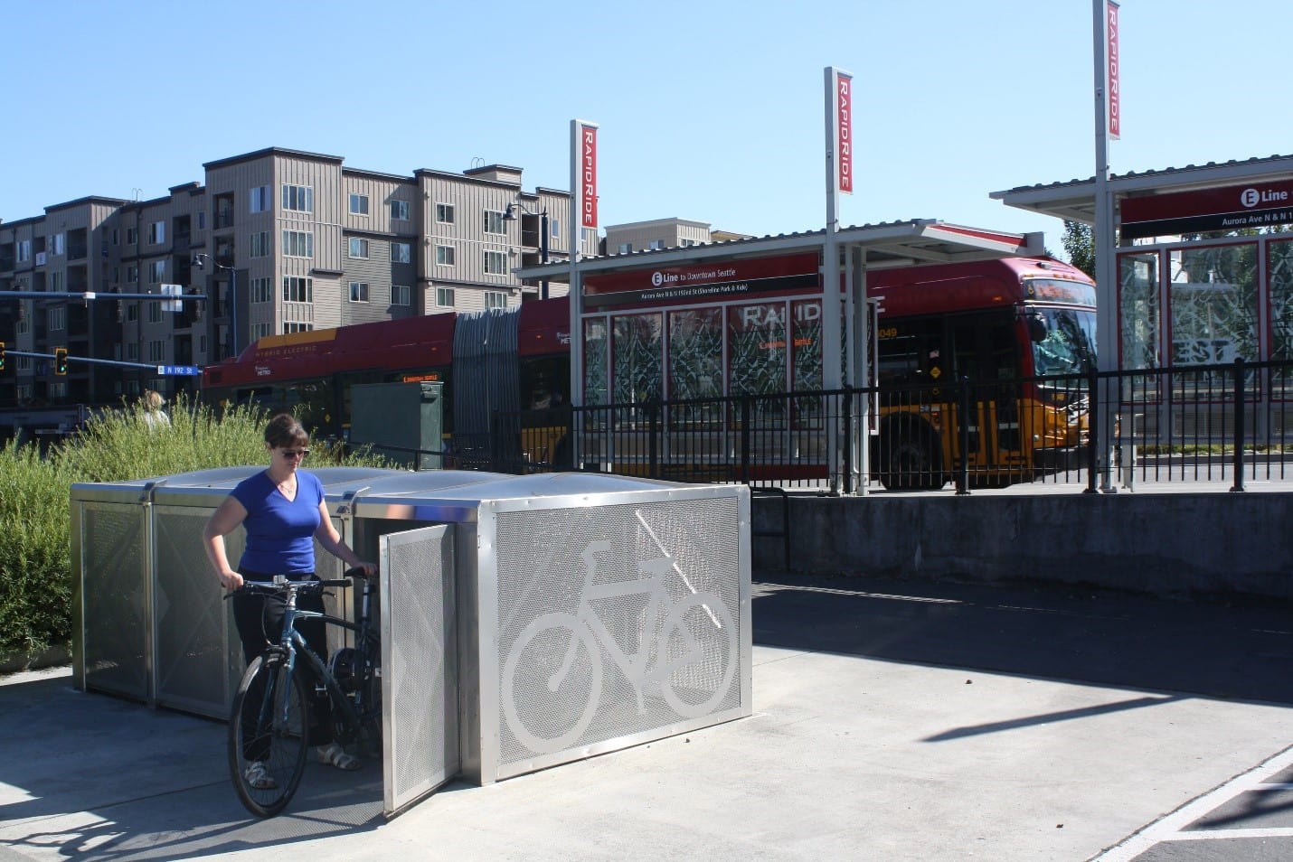 Bike Locker at Northgate