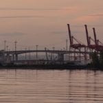 West Seattle Bridge around sun rise