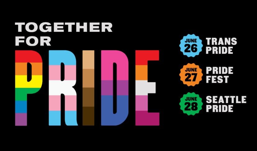 "Together for Pride" Image courtesy of SeattlePride.org