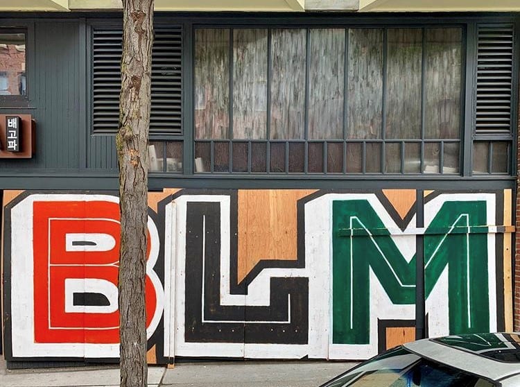 BLM Mural - Image by Howard Wu