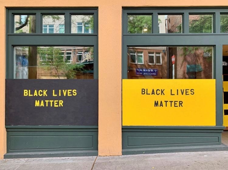 Black Lives Matter mural - Image by Howard Wu