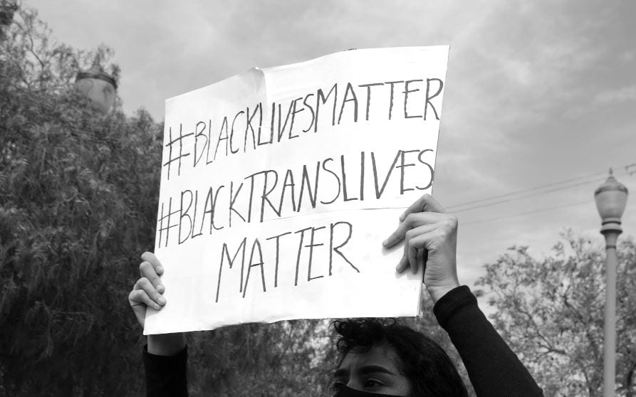 #BlackLivesMatter #BlackTransLivesMatter - Image by Unsplash.com