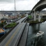 An image of the West Seattle low bridge.