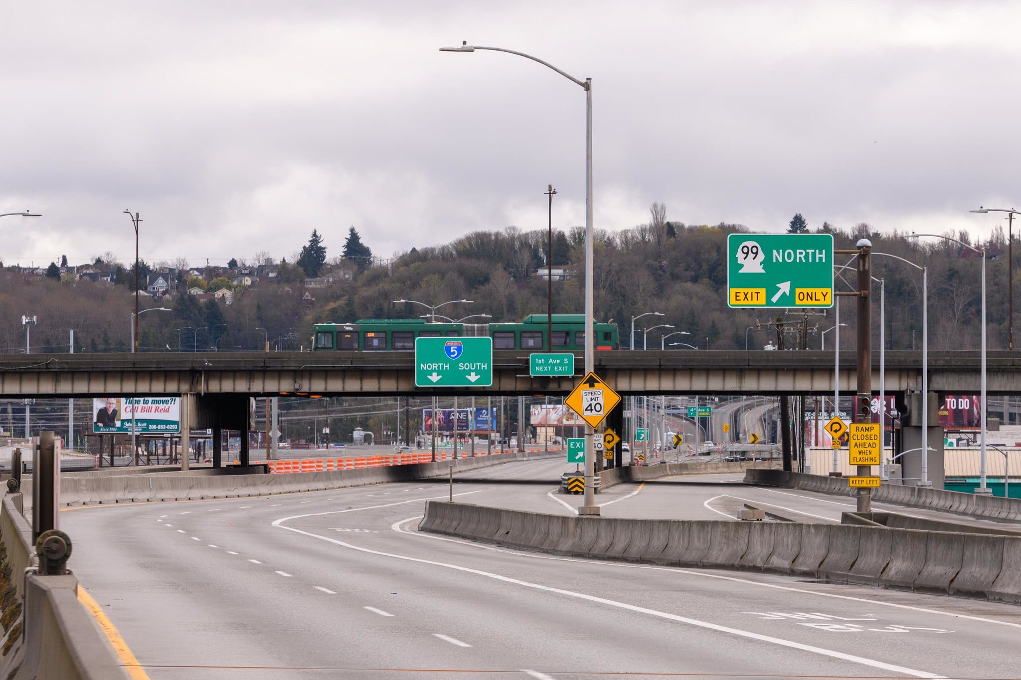 West Seattle Bridge looking toward Beacon Hill | Photo by SDOT Flickr