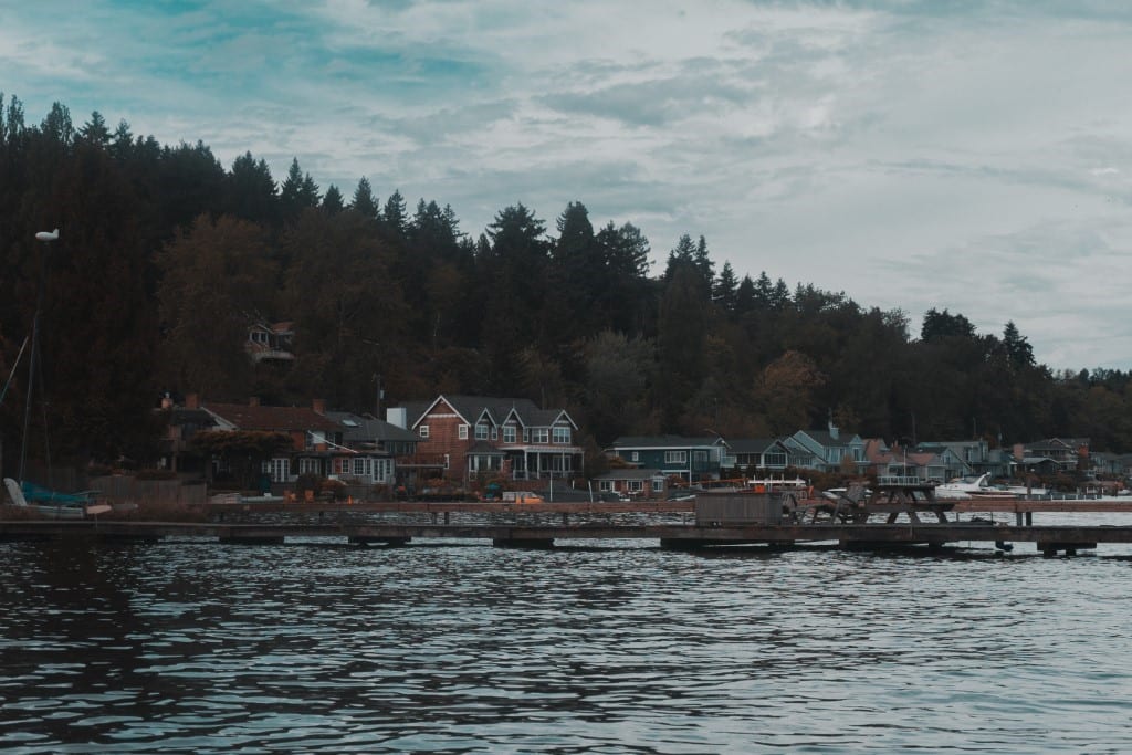 Lake Washington, part of which is bordered by Lake City. Photo by Anthony Fomin on Unsplash