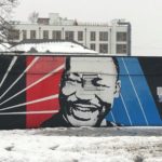 Mural in Capitol Hill on a recent snow day