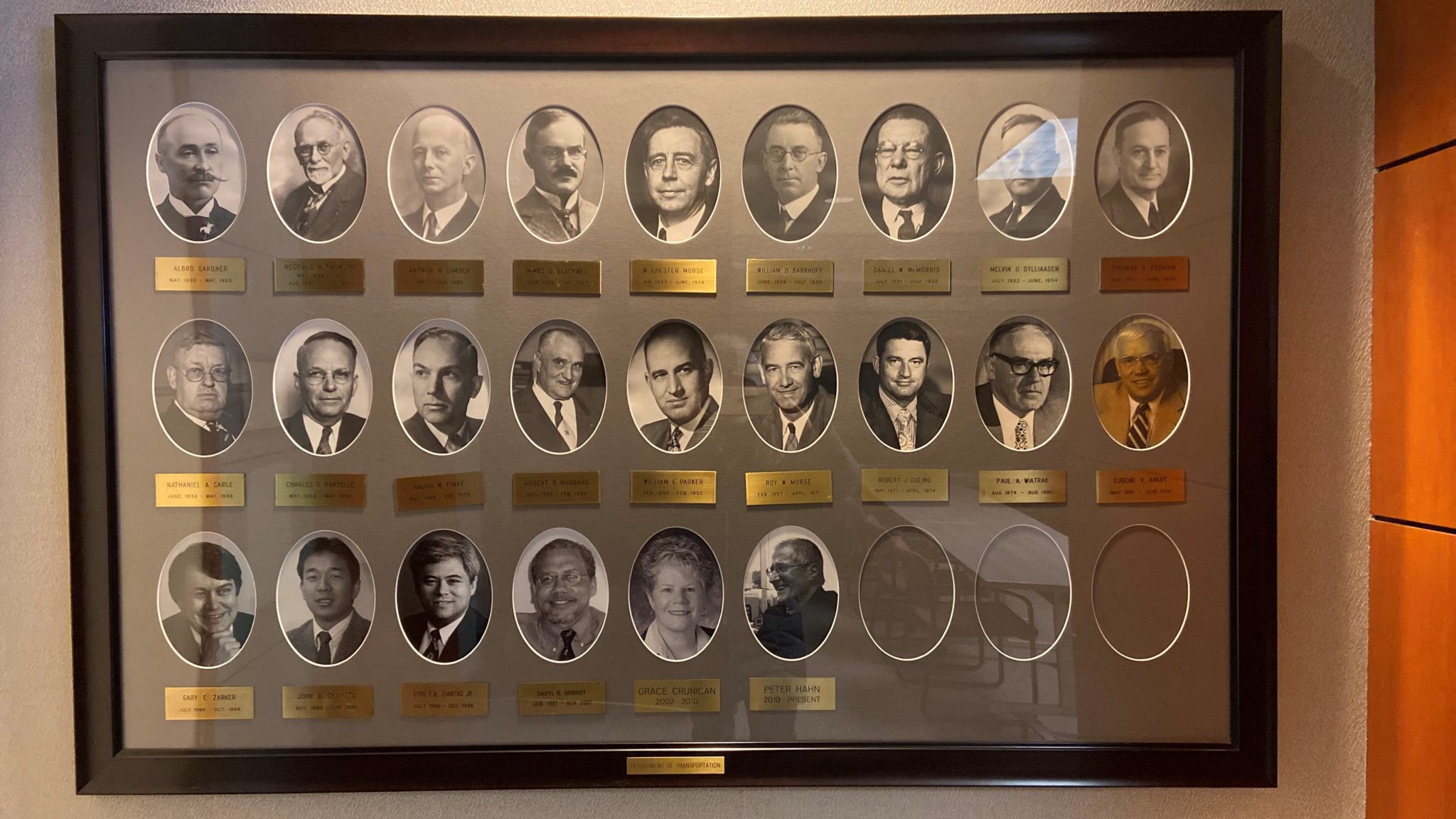 SDOT (formally known as Seattle Engineering Department) Directors through the years.