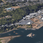 West Marginal Way SW and the Duwamish River viewed from above. Photo Credit: Google Earth.