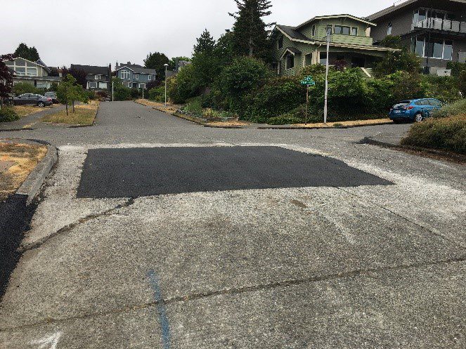 Repaired pavement