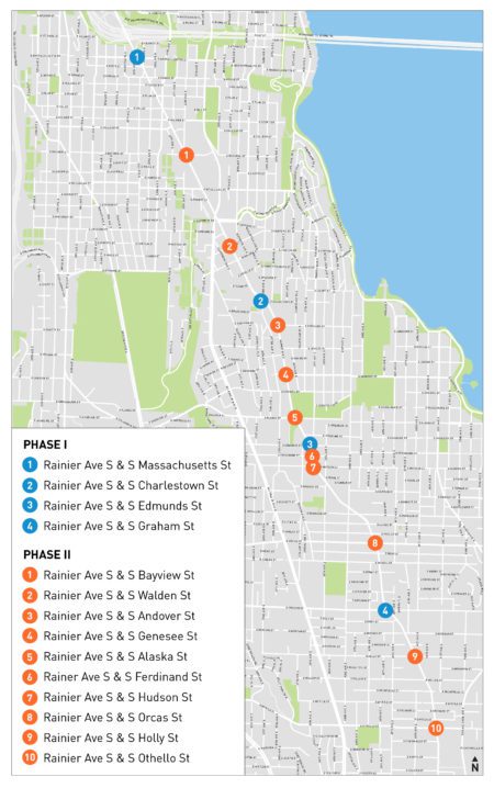 Simple, effective hardened center lines coming to Rainier Ave S - SDOT Blog