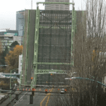 Photo of stuck University Bridge