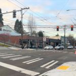 New signalized crossing at E Lynn St for people walking, rolling, and biking