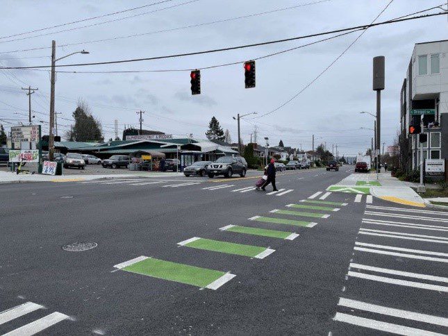New crossing on 15th Ave S. 