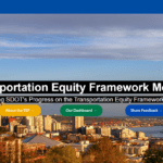 Image of the Transportation Equity Framework monitor.